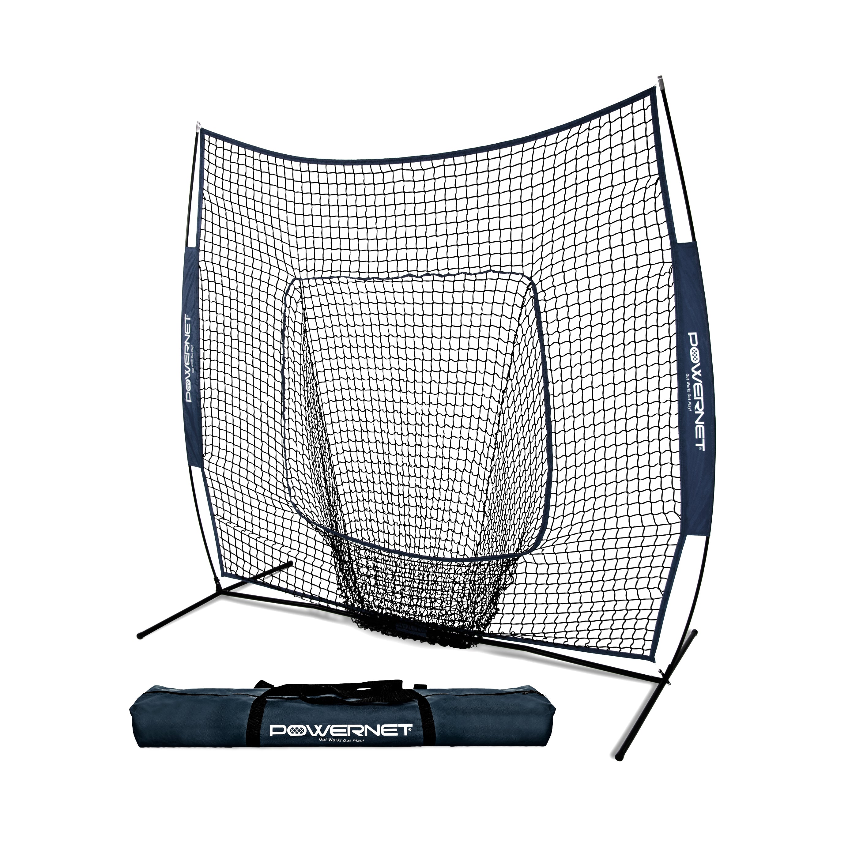 PowerNet 7x7 Baseball Softball Hitting Net - Maximum Velocity Sports
