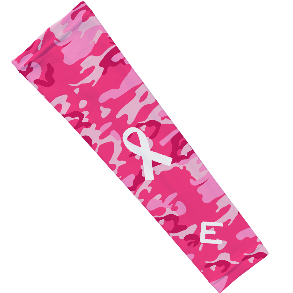 Pink Camo Breast Cancer Arm Sleeve - Maximum Velocity Sports