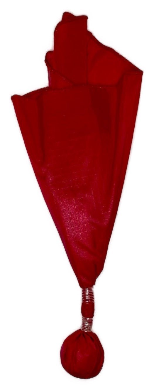 All Red Long Throw Ball Type Penalty or Challenge Flag - Maximum Velocity Sports