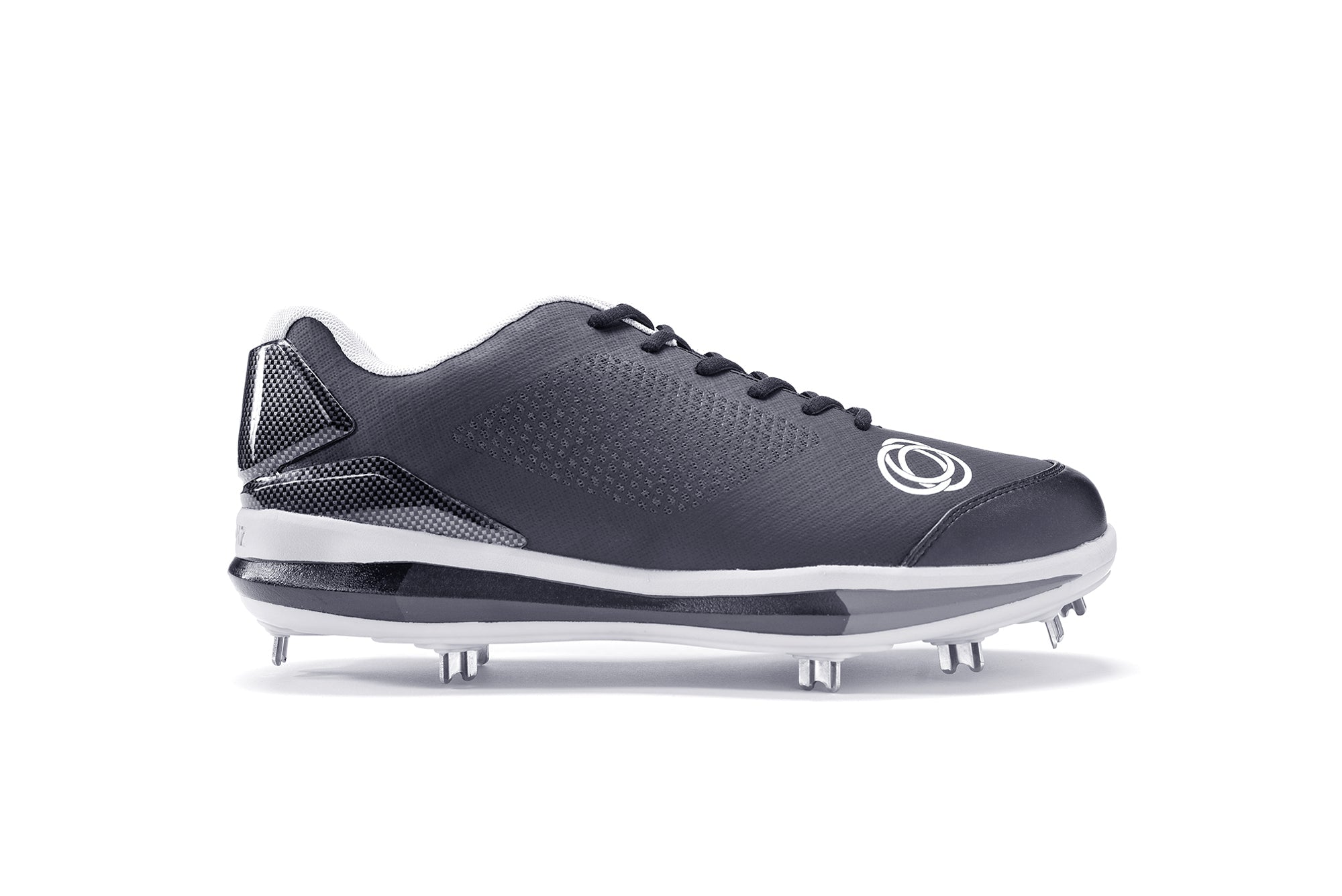 Athalonz GF1 Metal Baseball & Softball Cleats - Black - Maximum Velocity Sports