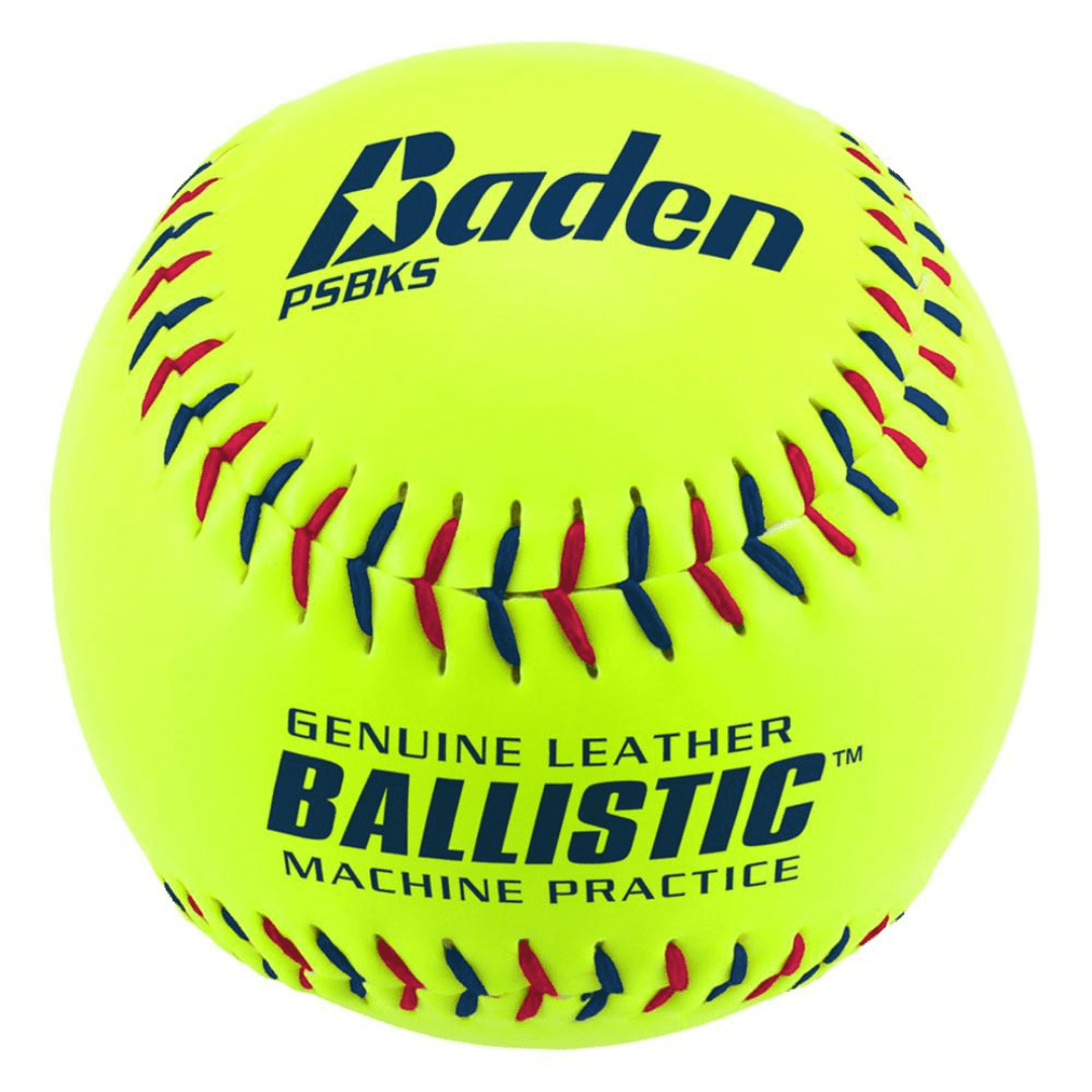 Ballistic Pitching Machine Softballs - 1 Dozen - Maximum Velocity Sports