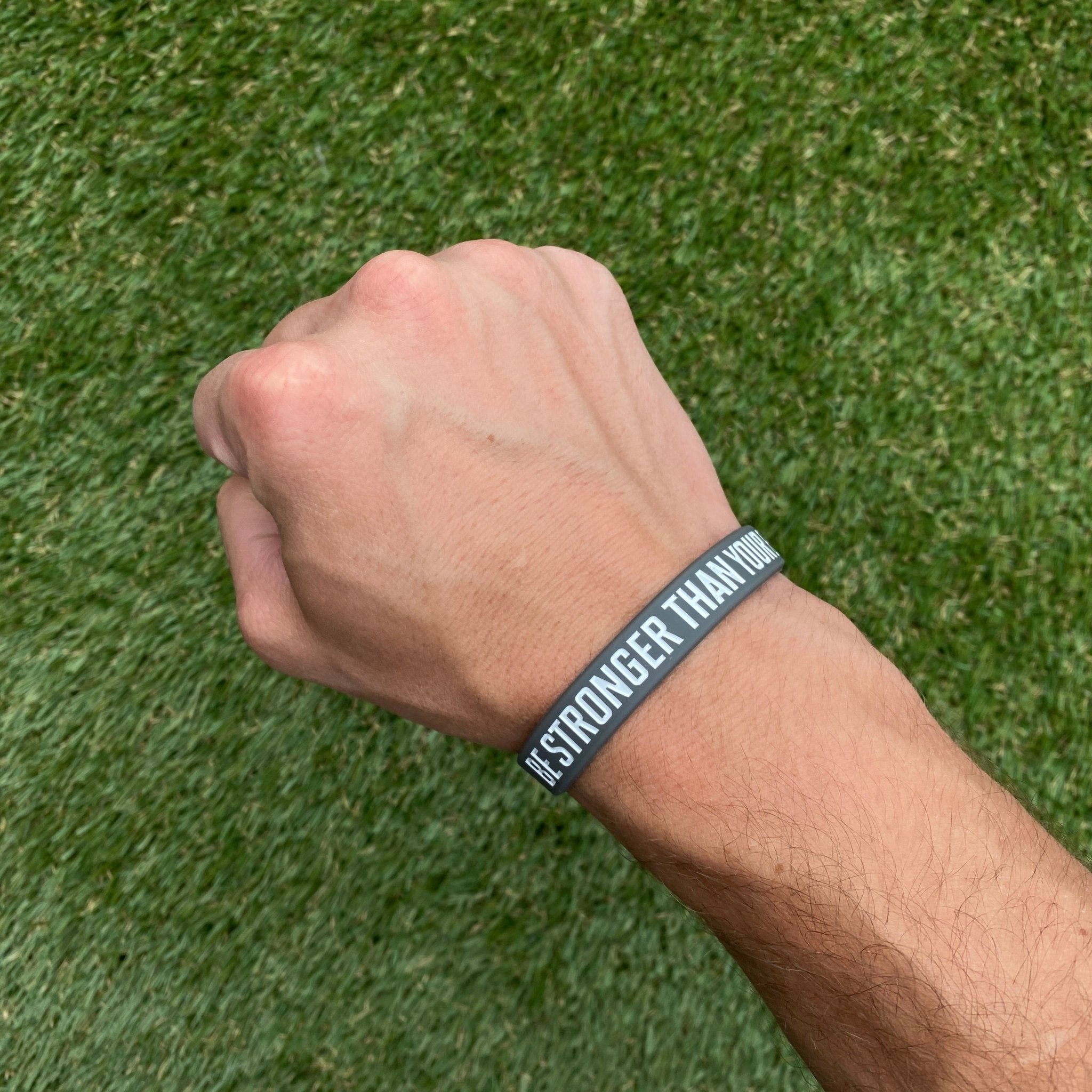 BE STRONGER THAN YOUR EXCUSES Wristband - Maximum Velocity Sports