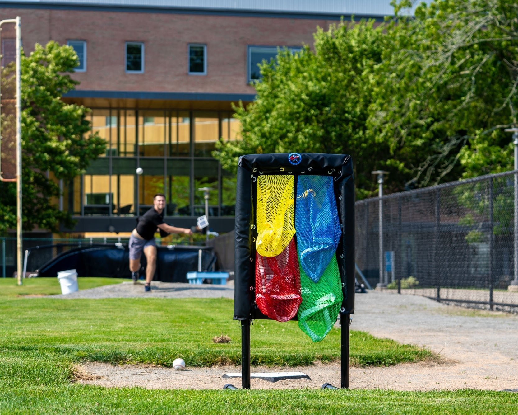 Colored 4 Hole Pitch Target - Maximum Velocity Sports