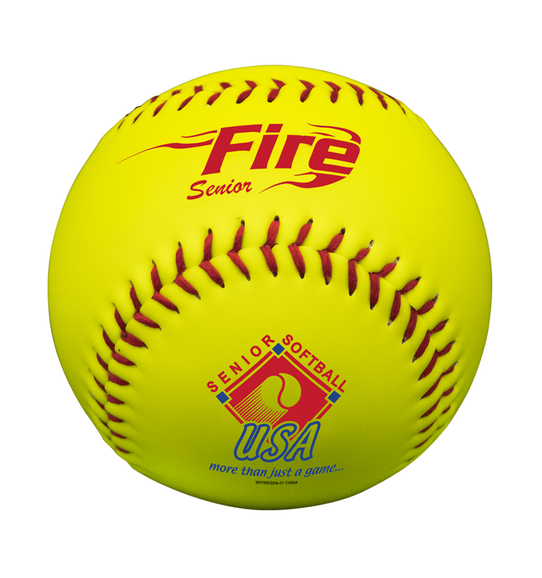 Fire Senior Slowpitch Softballs - 1 Dozen - Maximum Velocity Sports