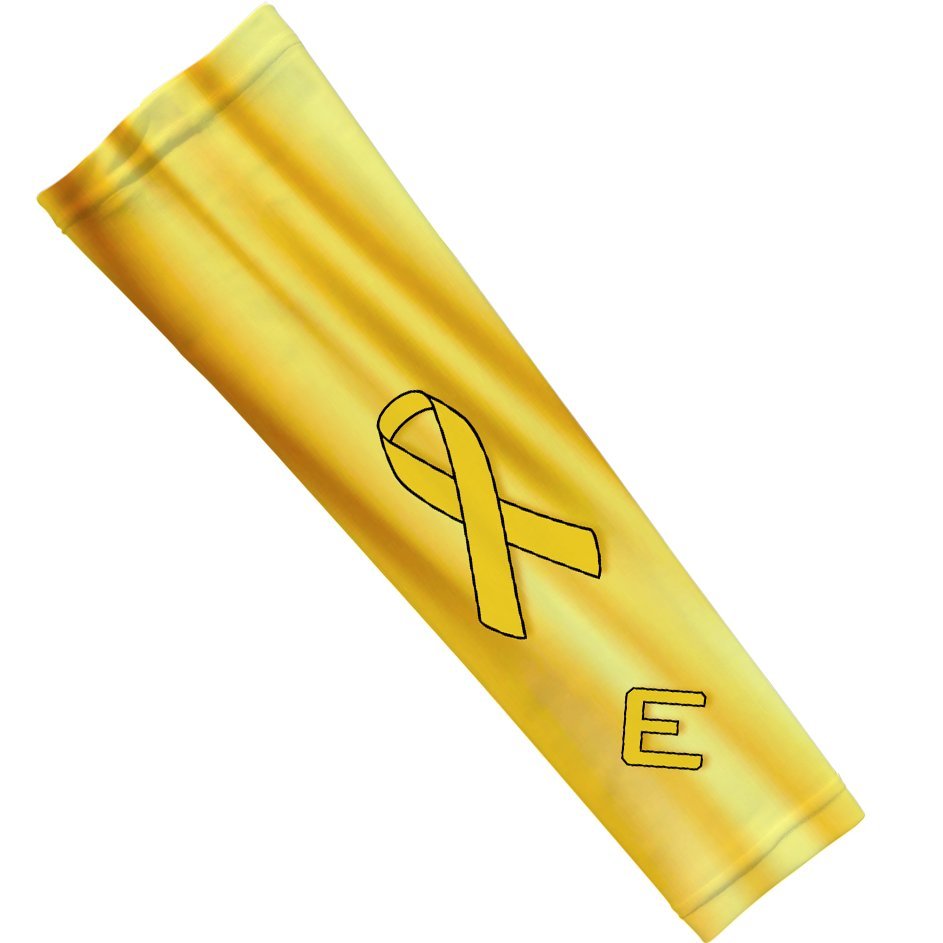 Gold Ribbon Arm Sleeve - Maximum Velocity Sports