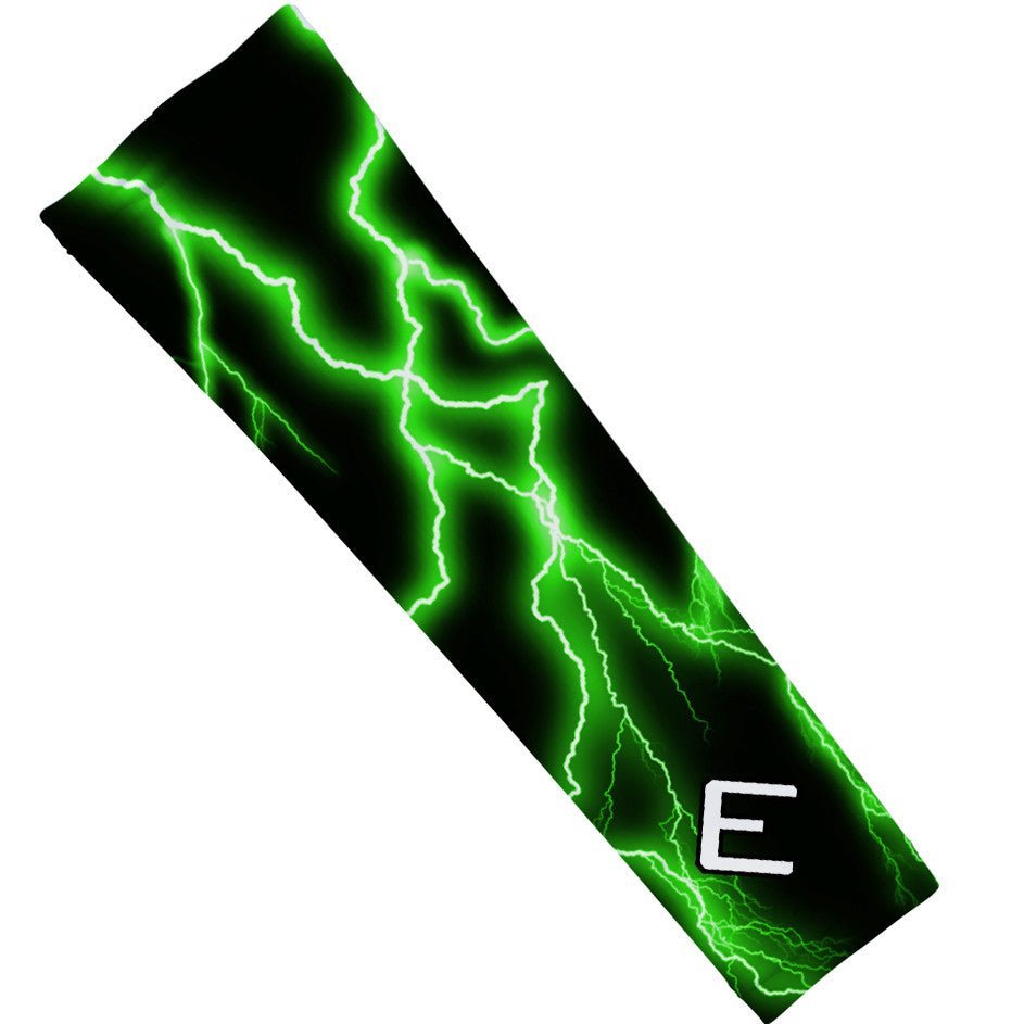 Green Lightning Arm Sleeve - Maximum Velocity Sports