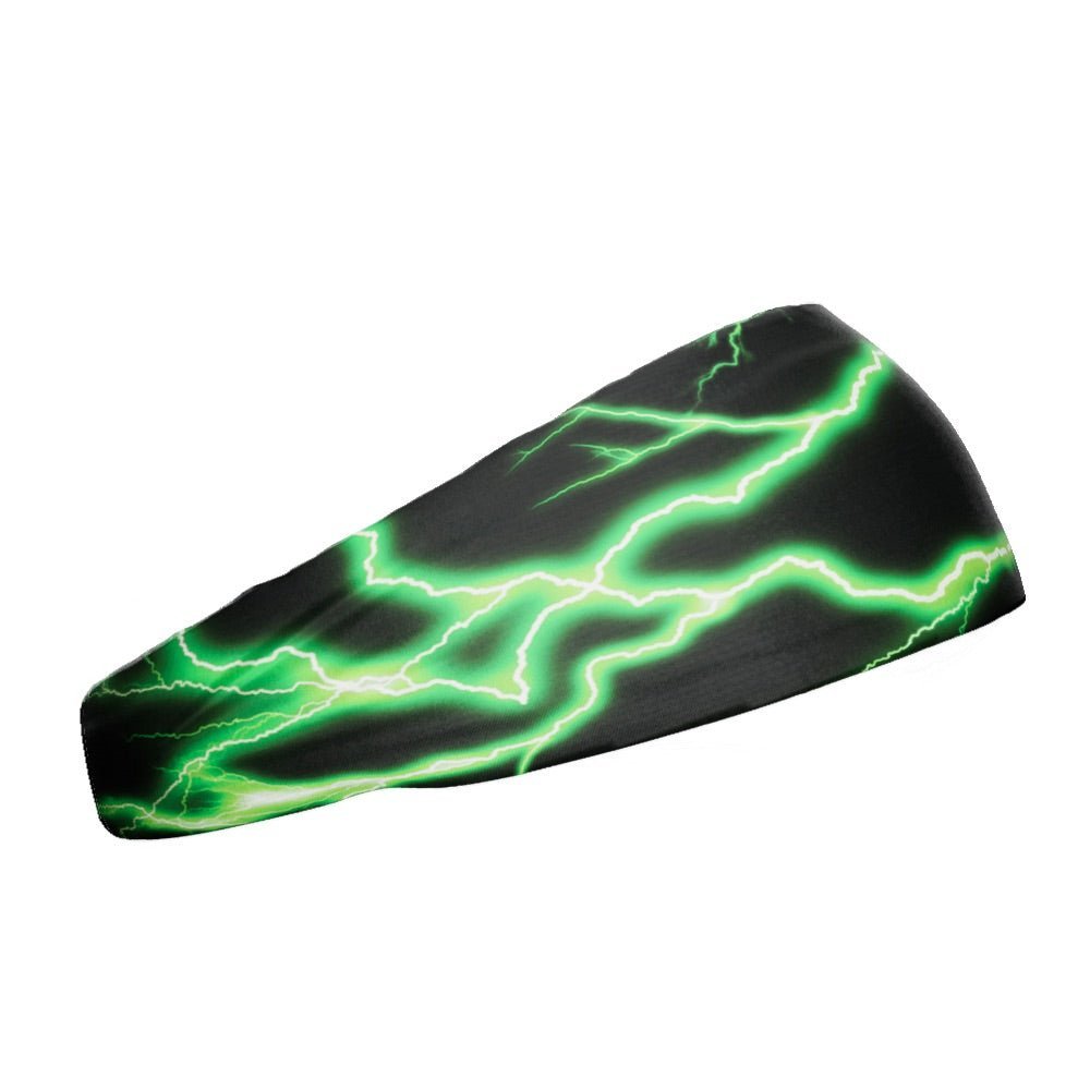 Green Lightning Headband - Maximum Velocity Sports