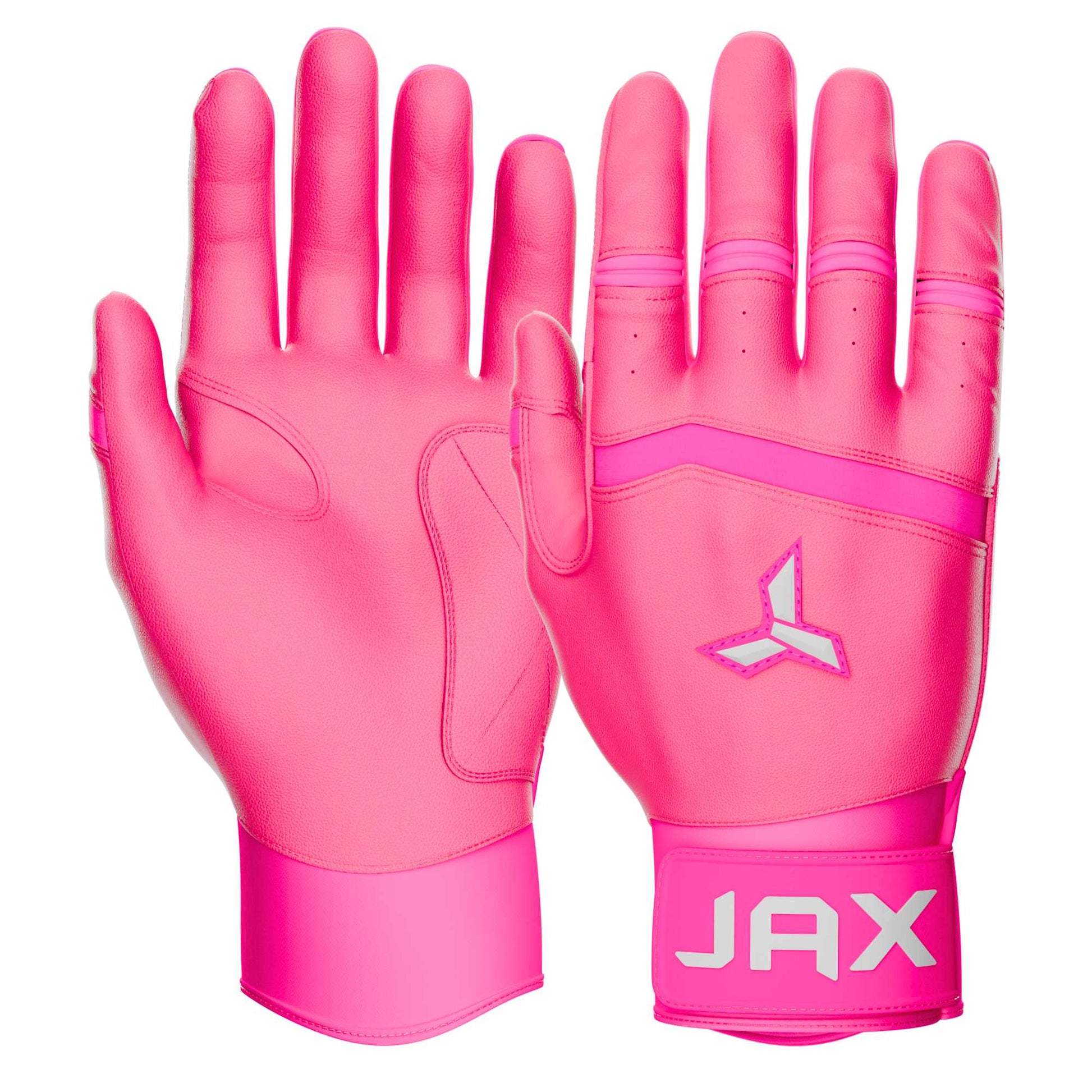 Jax Batting Gloves | Pink | Pro Cuff - Maximum Velocity Sports