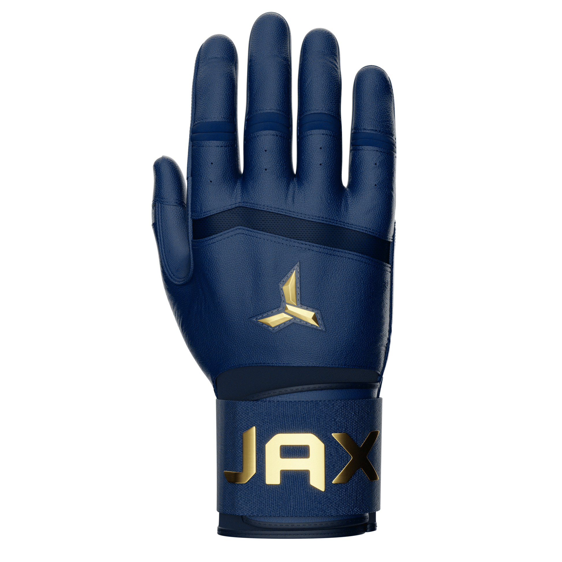 Jax Batting Gloves | Shadow Navy | Strap Cuff - Maximum Velocity Sports