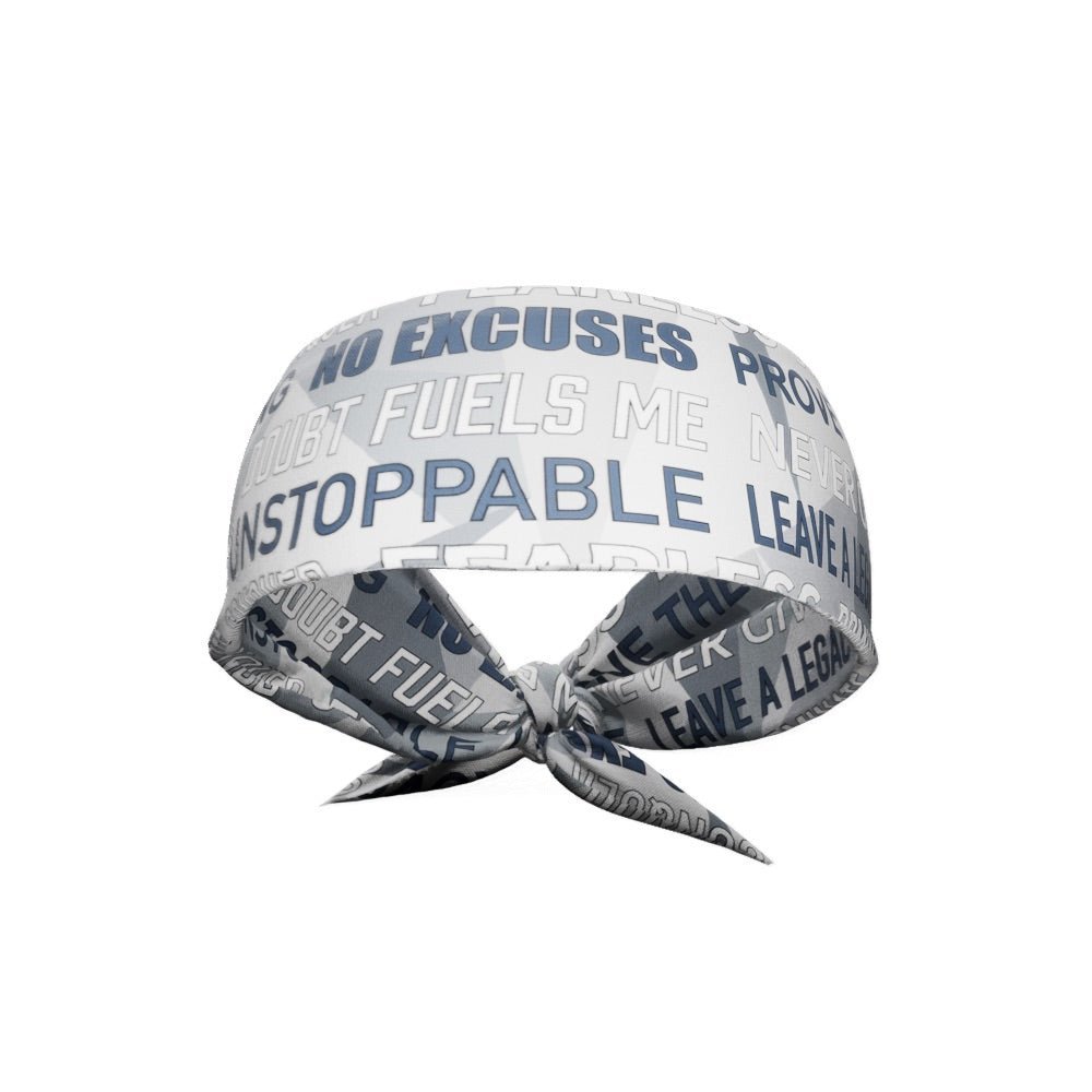 Light Motivational Tie Headband - Maximum Velocity Sports