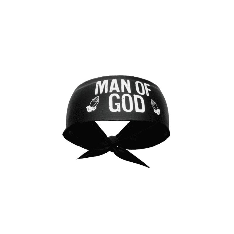 Man of God Tie Headband - Maximum Velocity Sports