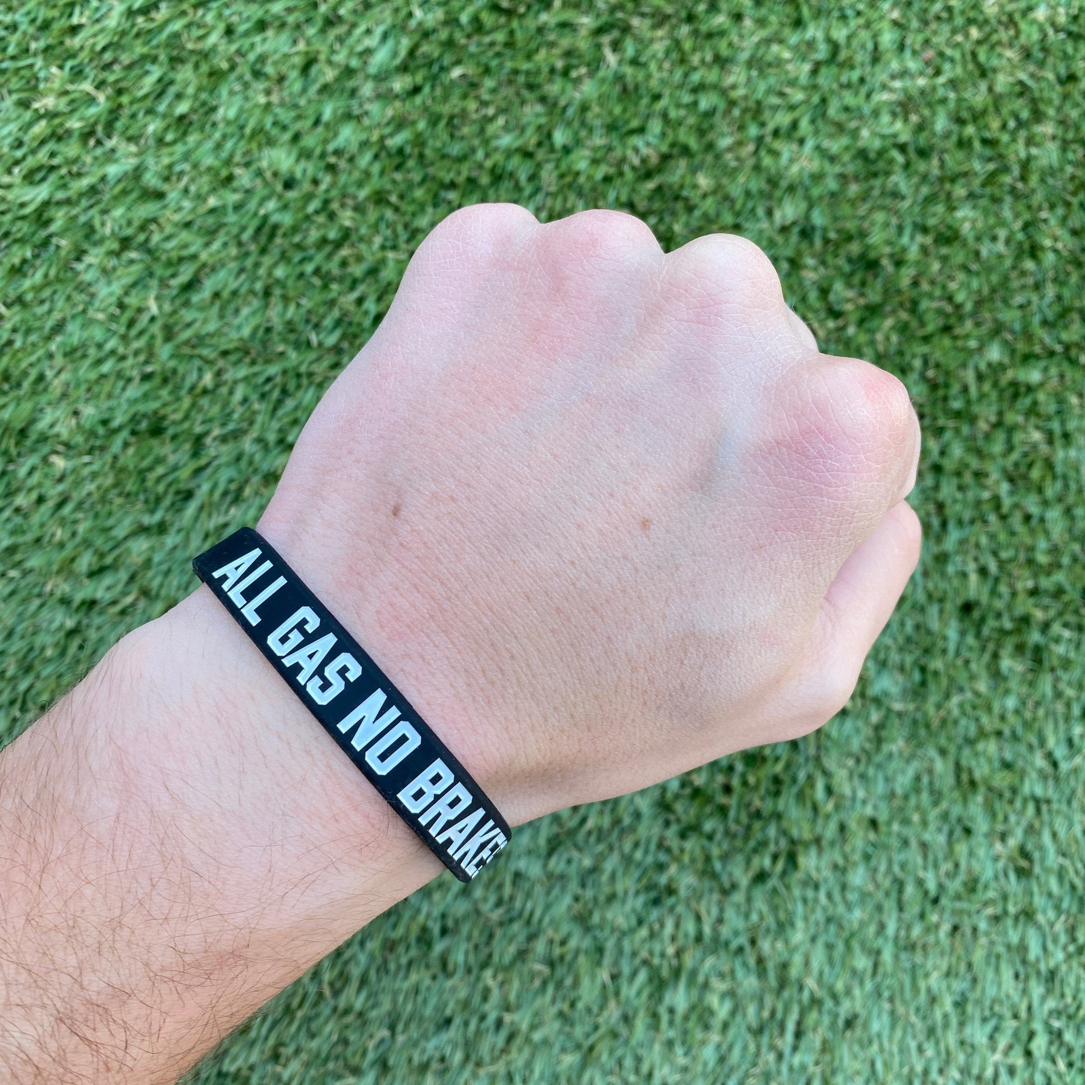 ALL GAS NO BRAKES Wristband - Maximum Velocity Sports