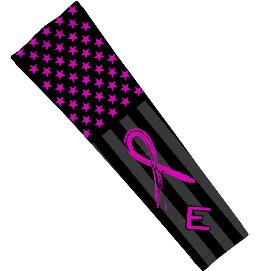 Shadow USA Flag Arm Sleeve - Breast Cancer Awareness Edition - Maximum Velocity Sports