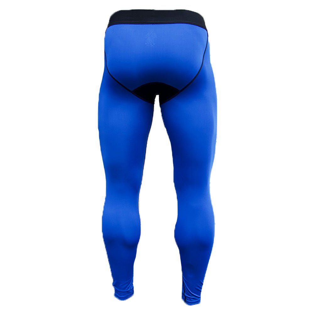 Blue Compression Tights - Maximum Velocity Sports
