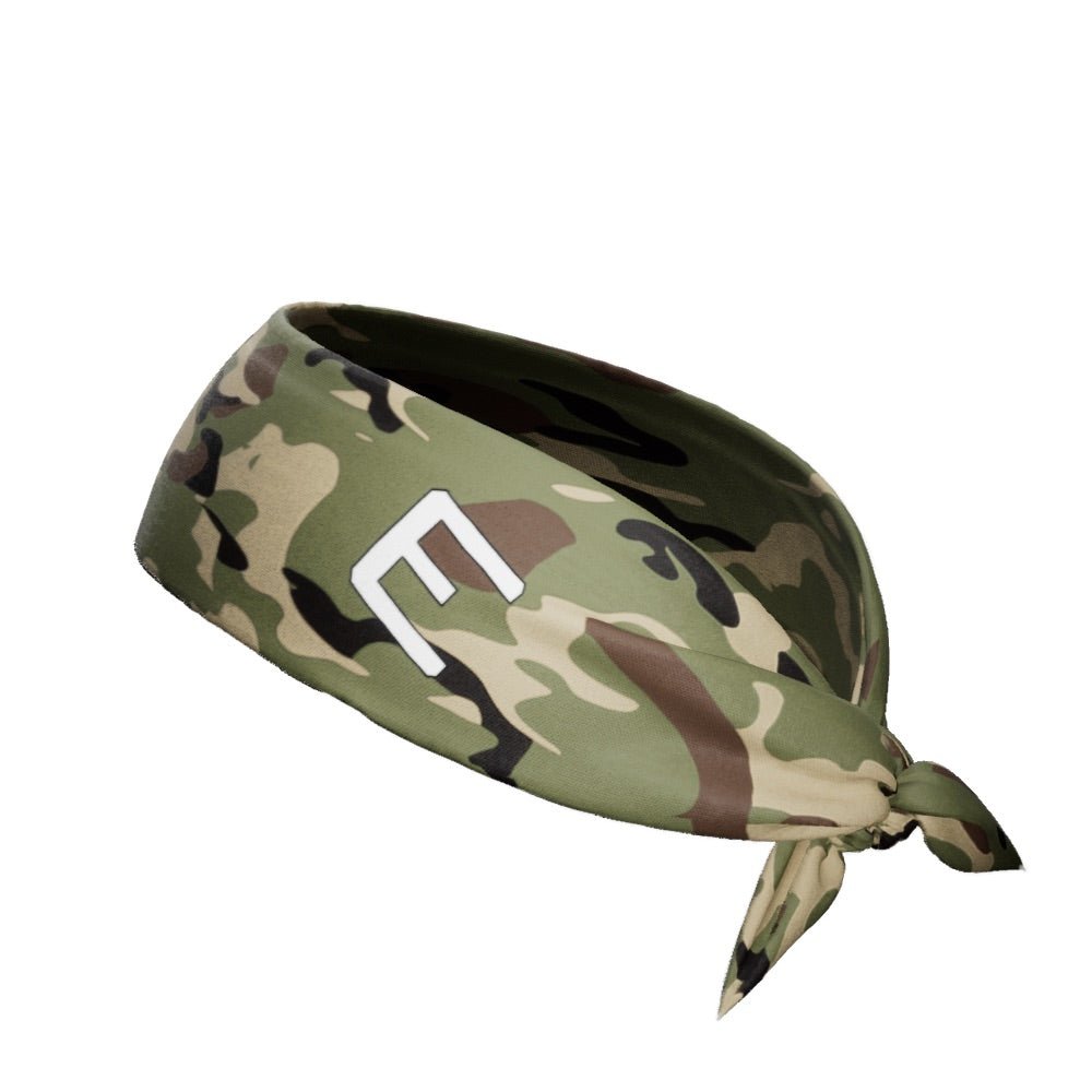 Army Camo Tie Headband - Maximum Velocity Sports