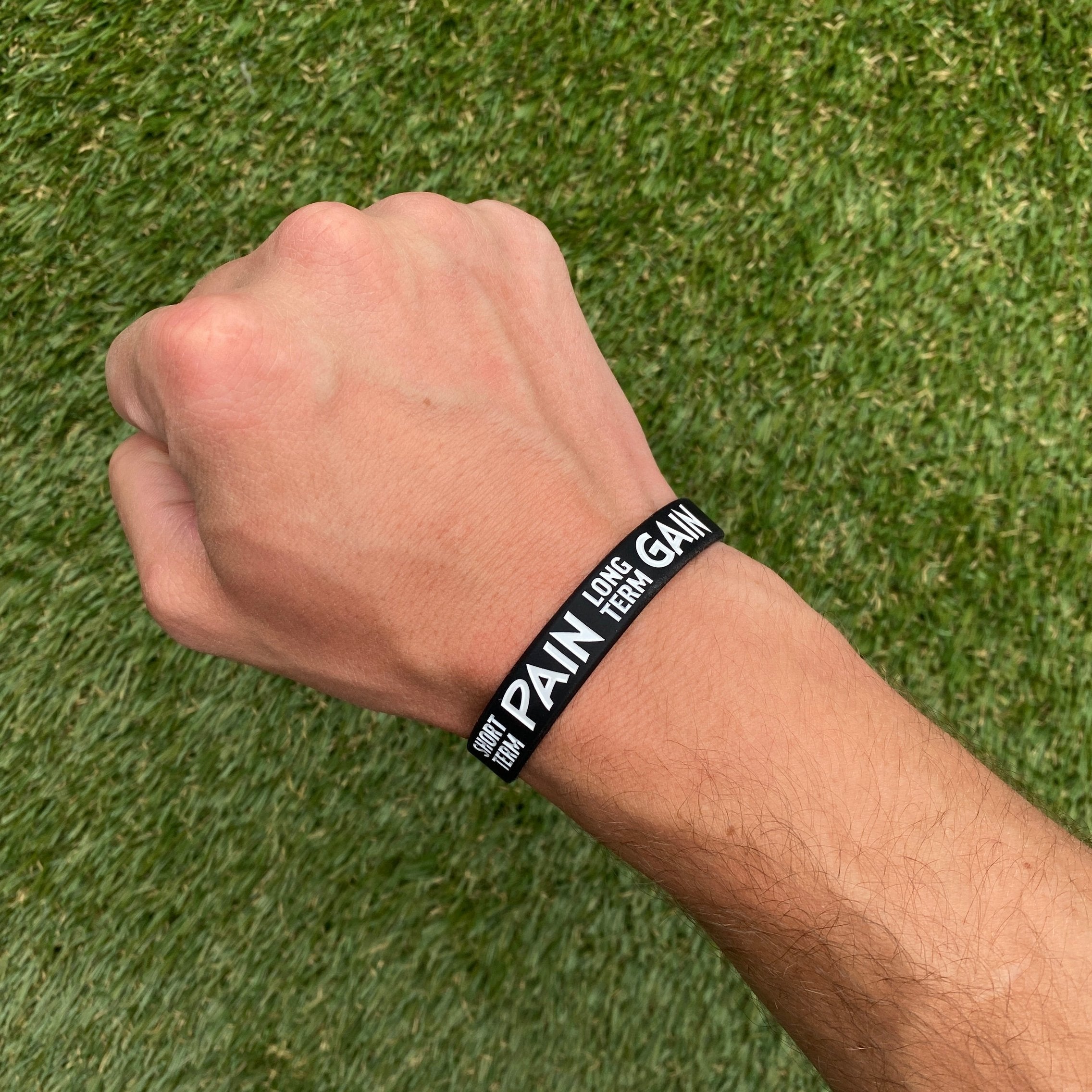 SHORT TERM PAIN LONG TERM GAIN Wristband - Maximum Velocity Sports