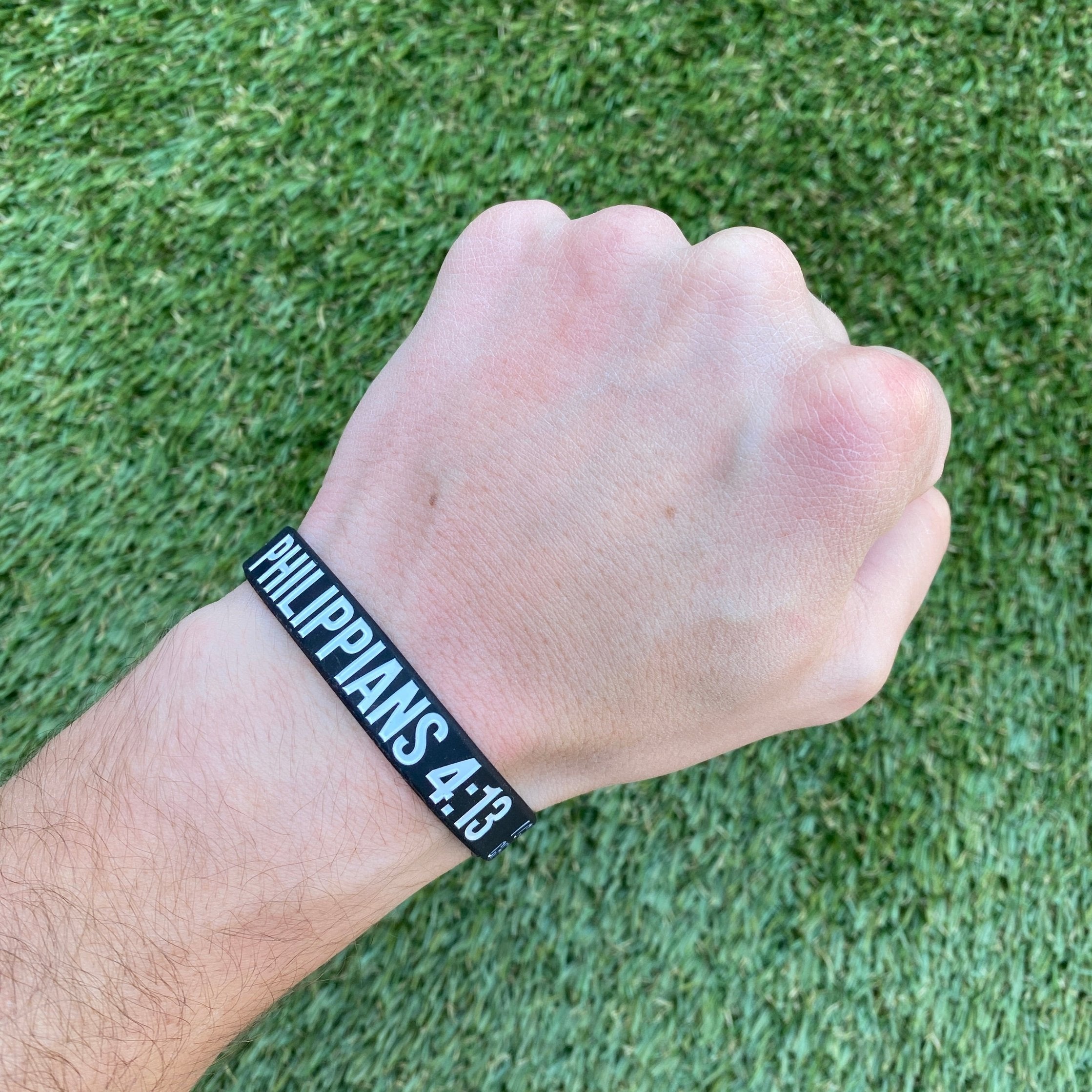 PHILIPPIANS 4:13 VERSE Wristband - Maximum Velocity Sports