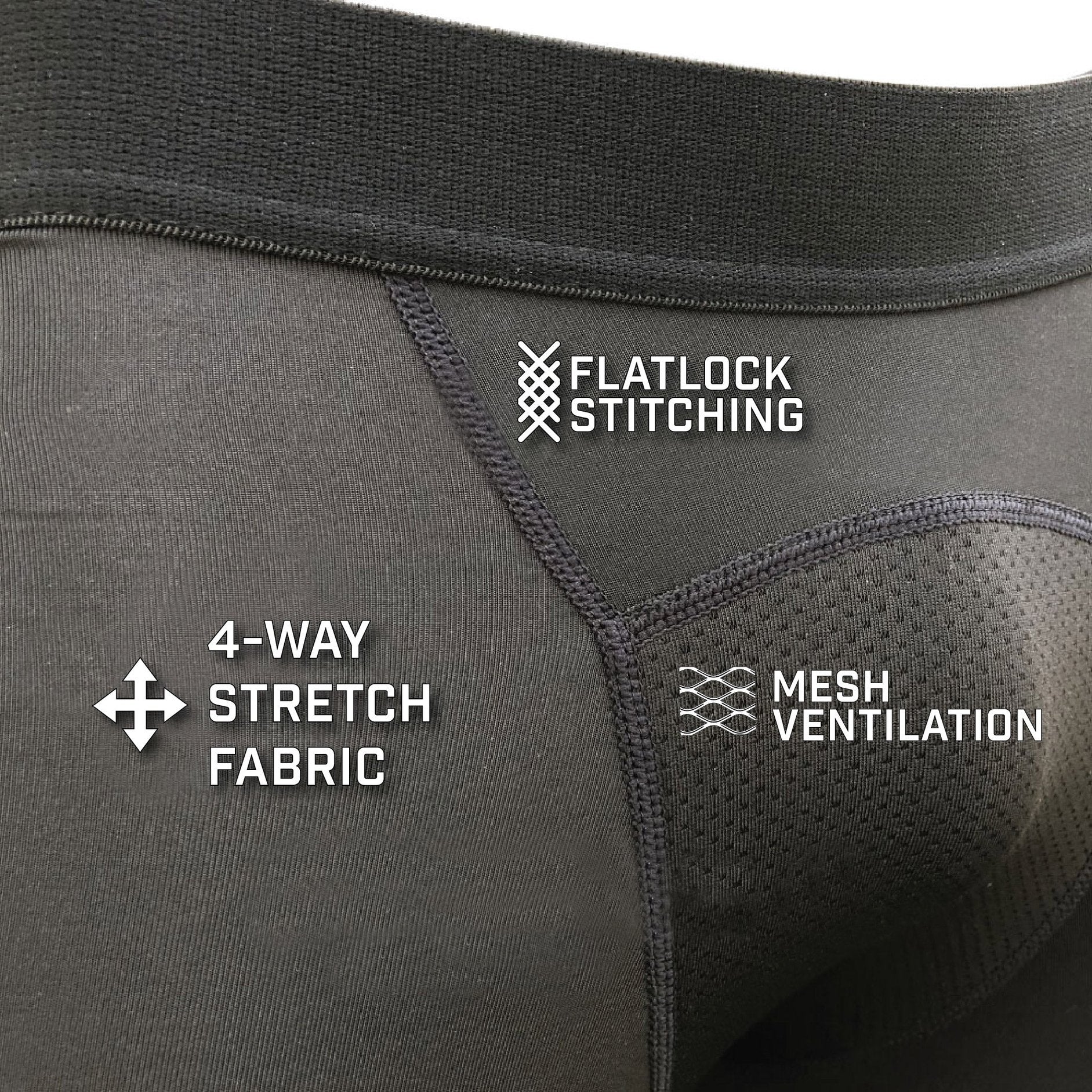 Black Compression Tights - Maximum Velocity Sports