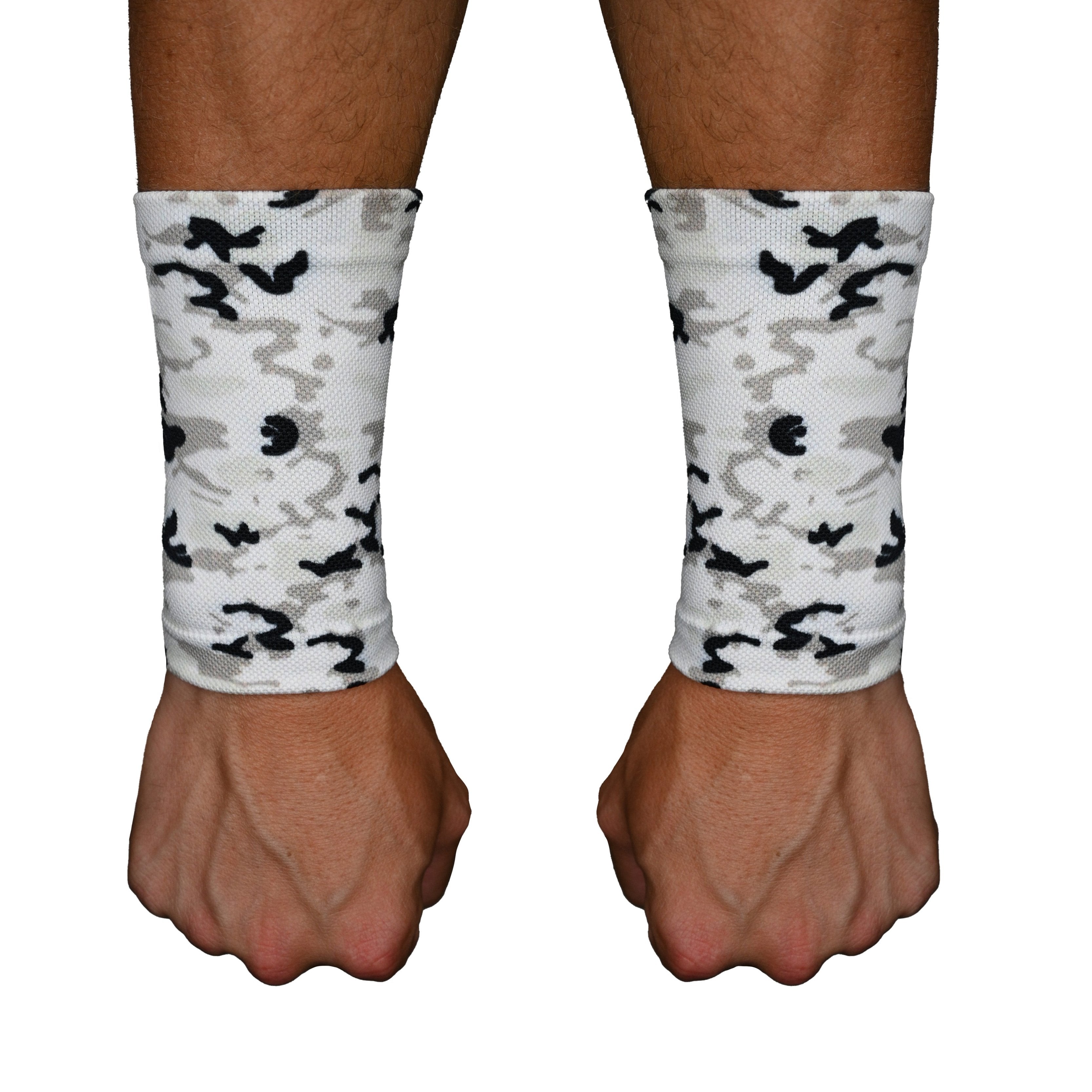 Snow Camo Wrist Support Sleeves - Maximum Velocity Sports