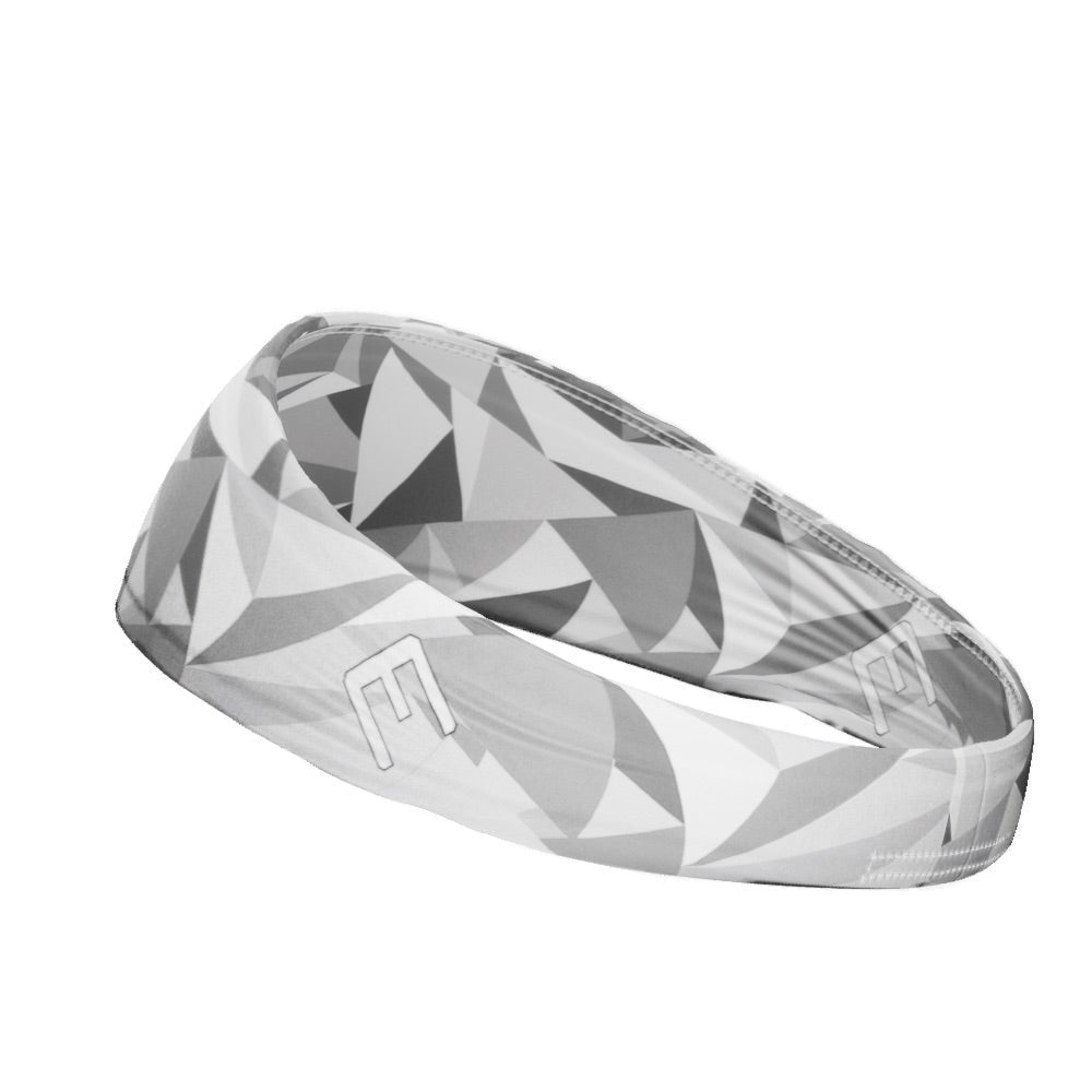 White Mosaic Headband - Maximum Velocity Sports