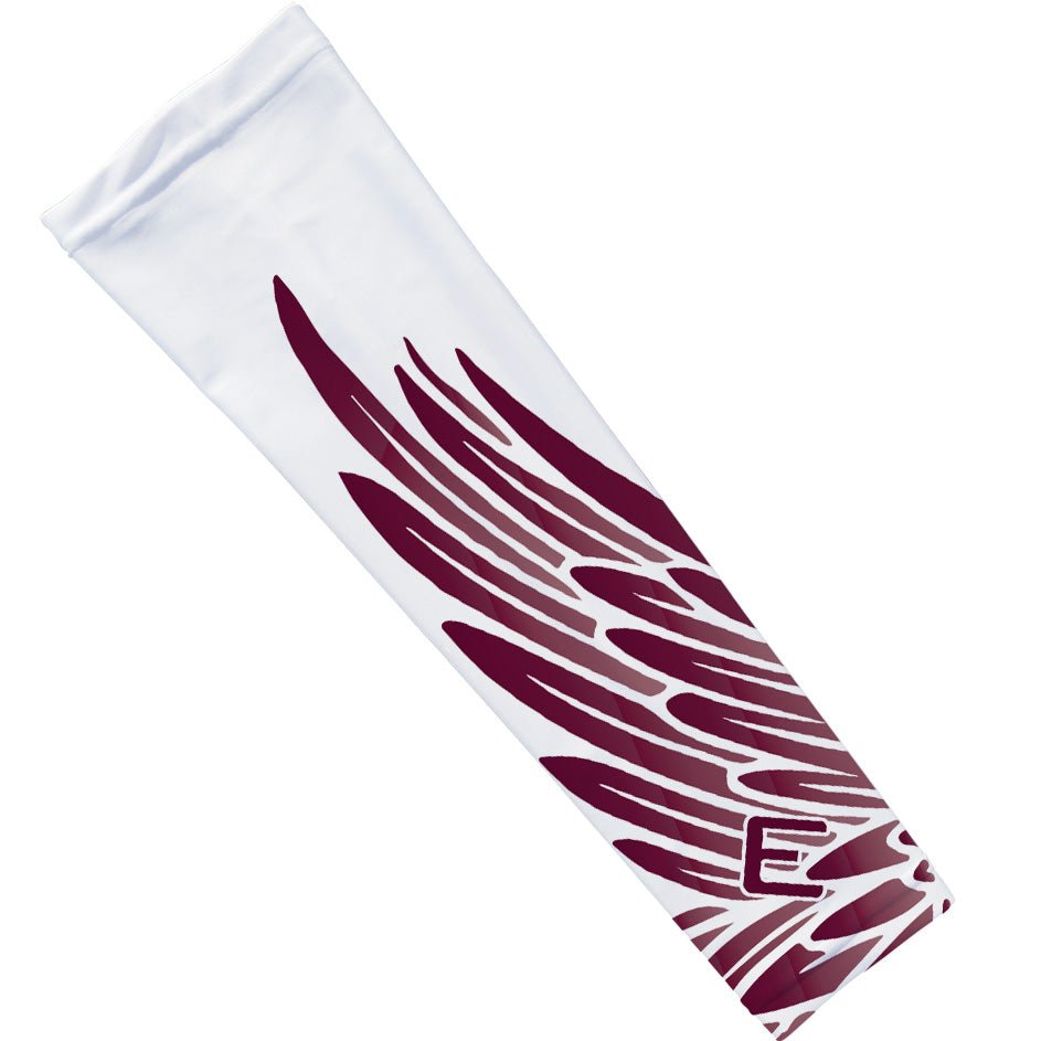 Maroon Wing Arm Sleeve - Maximum Velocity Sports