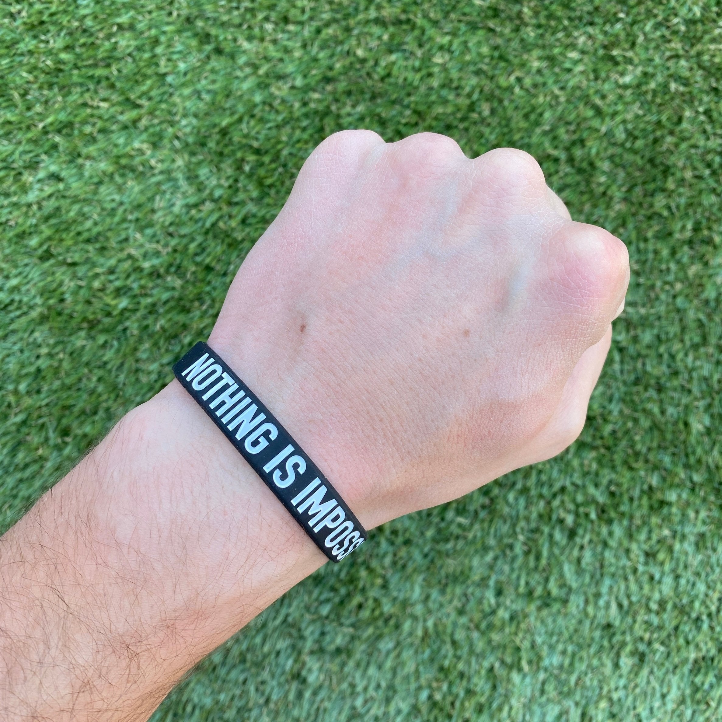 NOTHING IS IMPOSSIBLE Wristband - Maximum Velocity Sports