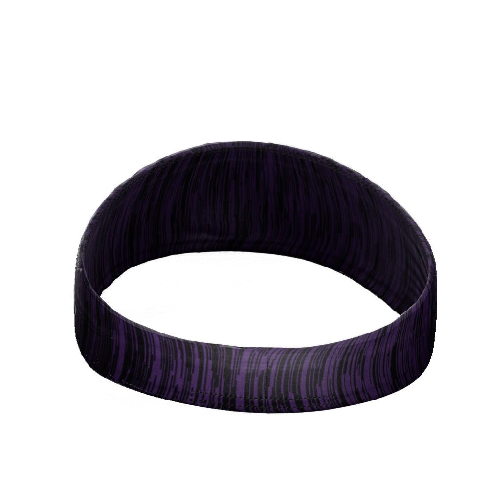 Purple Static Headband - Maximum Velocity Sports