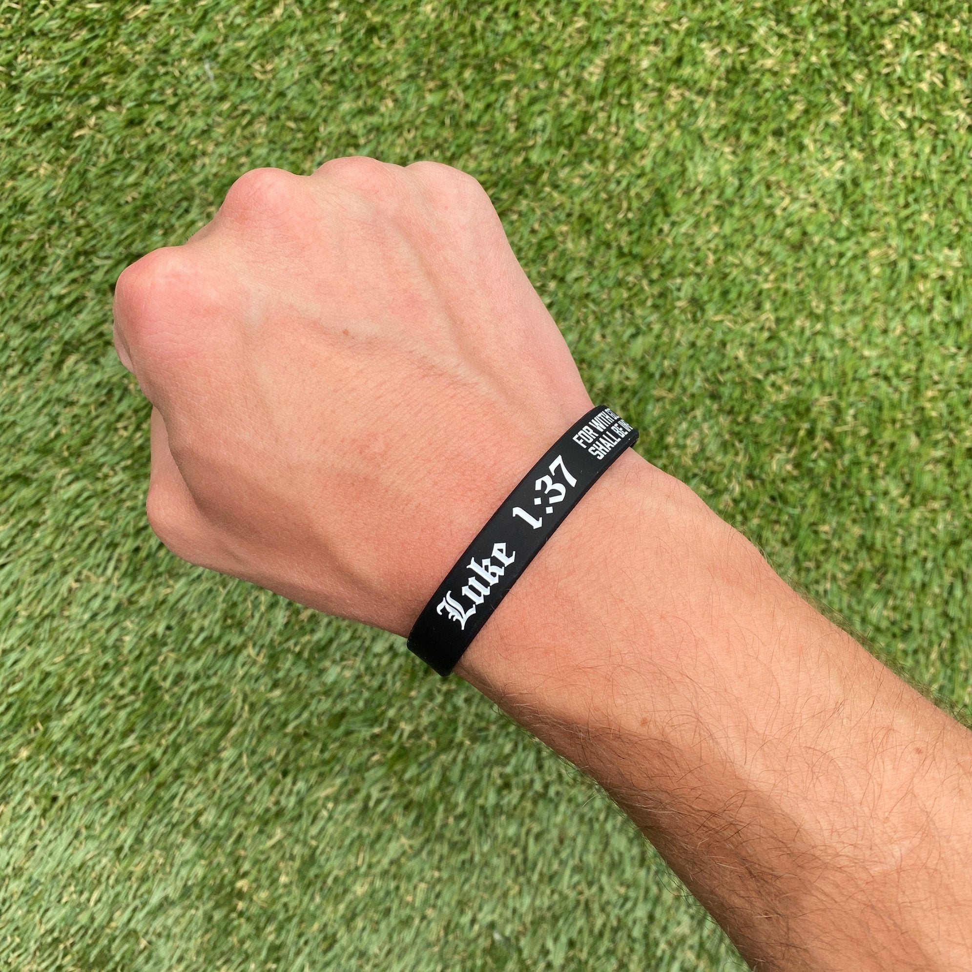 Luke 1:37 Wristband - Maximum Velocity Sports