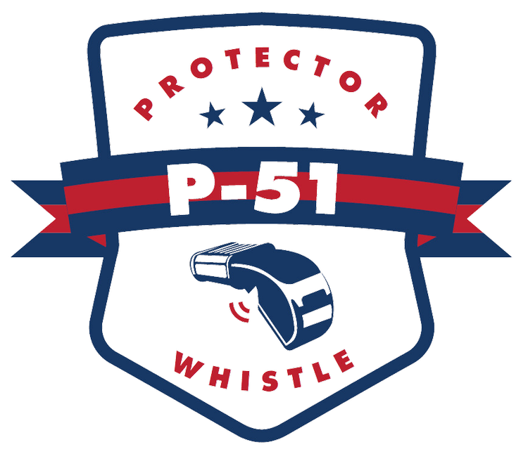 *NEW* P - 51 Hygienic Protector Whistle - Maximum Velocity Sports