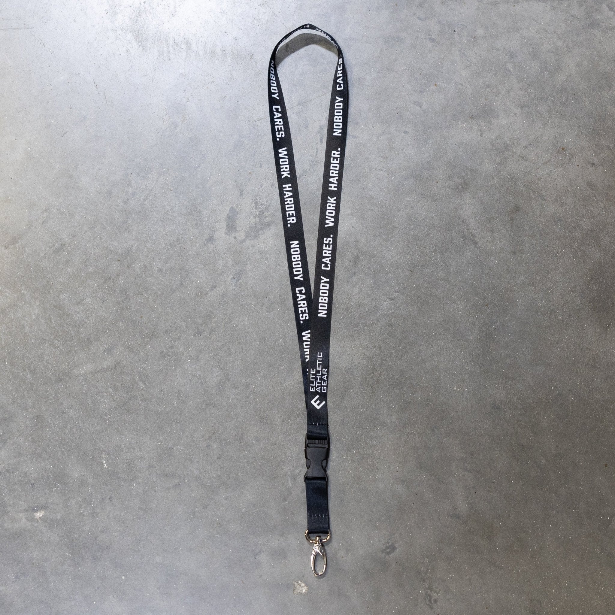 Nobody Cares. Work Harder. Lanyard - Maximum Velocity Sports