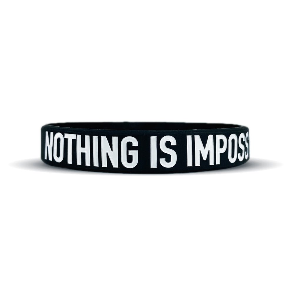NOTHING IS IMPOSSIBLE Wristband - Maximum Velocity Sports