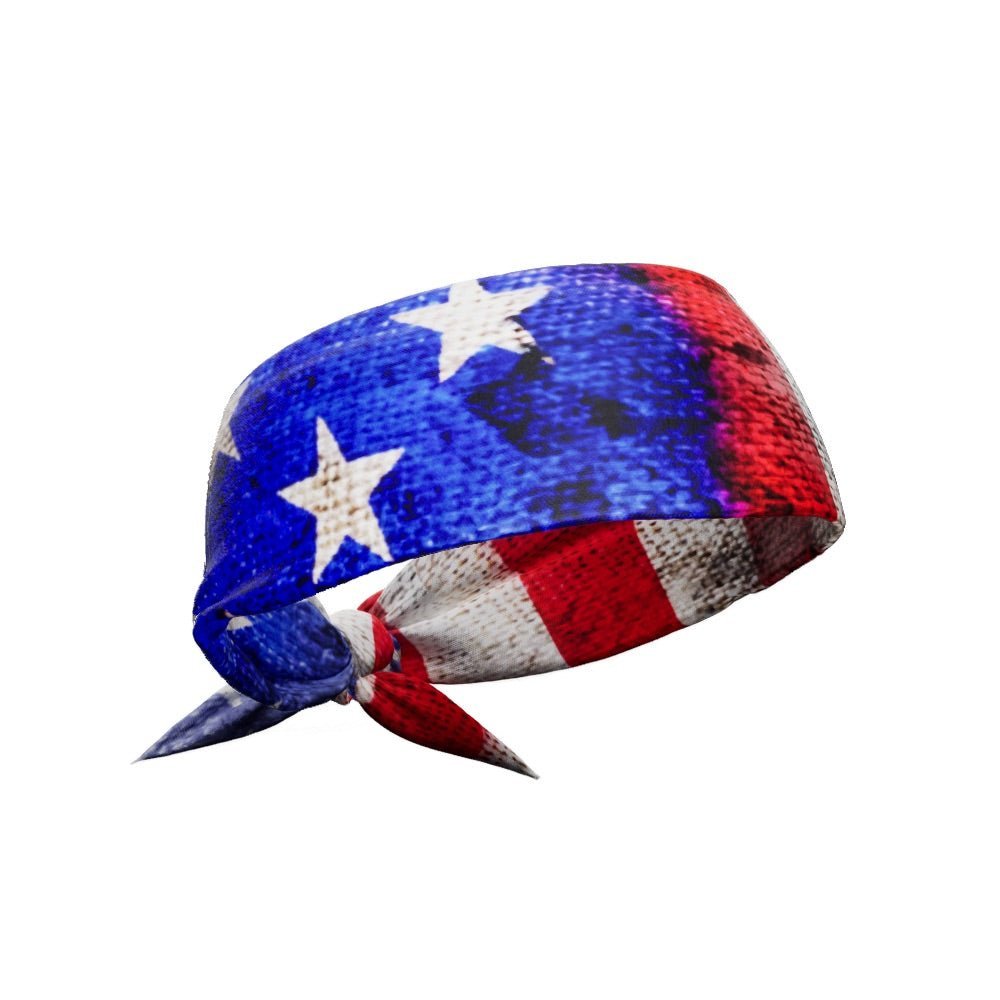 Old Glory Tie Headband - Maximum Velocity Sports