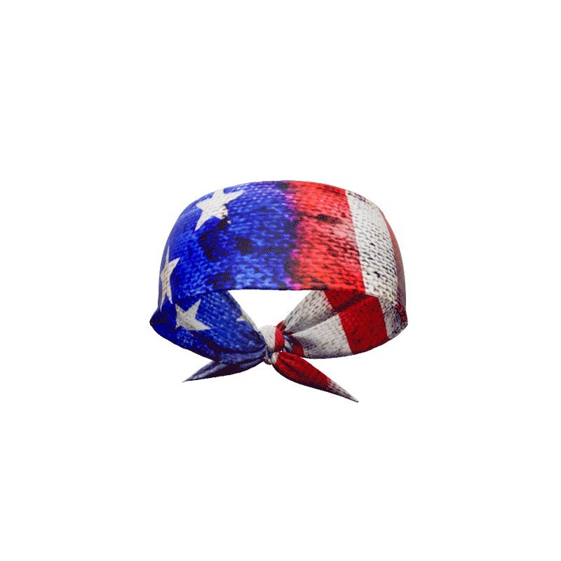 Old Glory Tie Headband - Maximum Velocity Sports