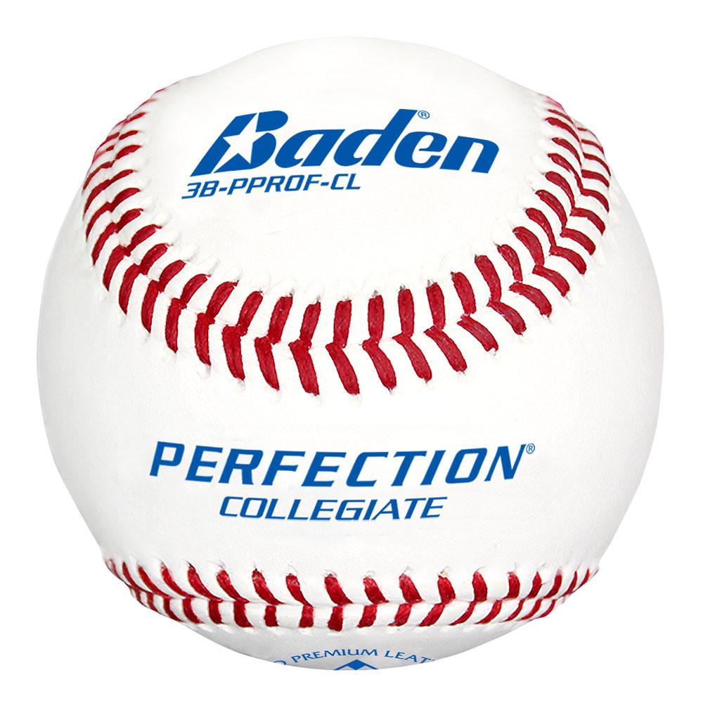 Perfection Collegiate Flat Seam Baseballs - 1 dozen - Maximum Velocity Sports