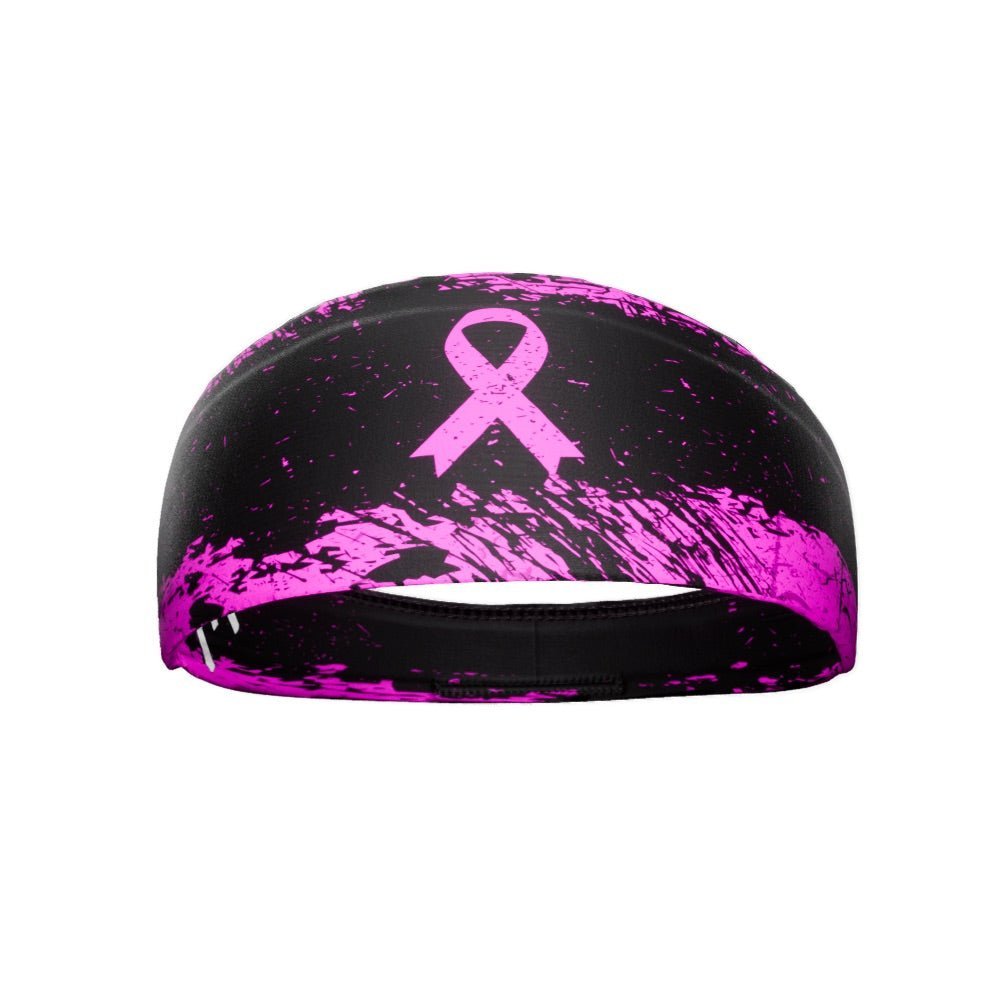 Pink Splattered Breast Cancer Headband - Maximum Velocity Sports