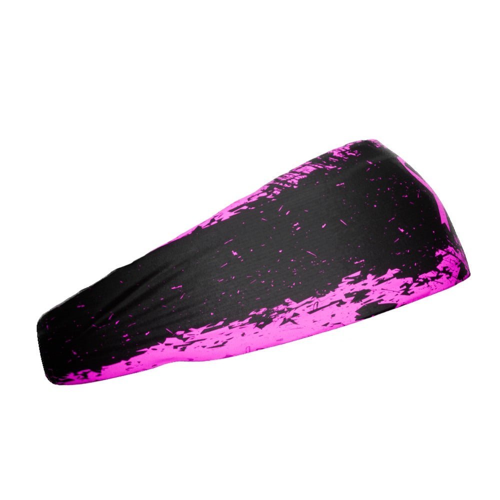 Pink Splattered Breast Cancer Headband - Maximum Velocity Sports