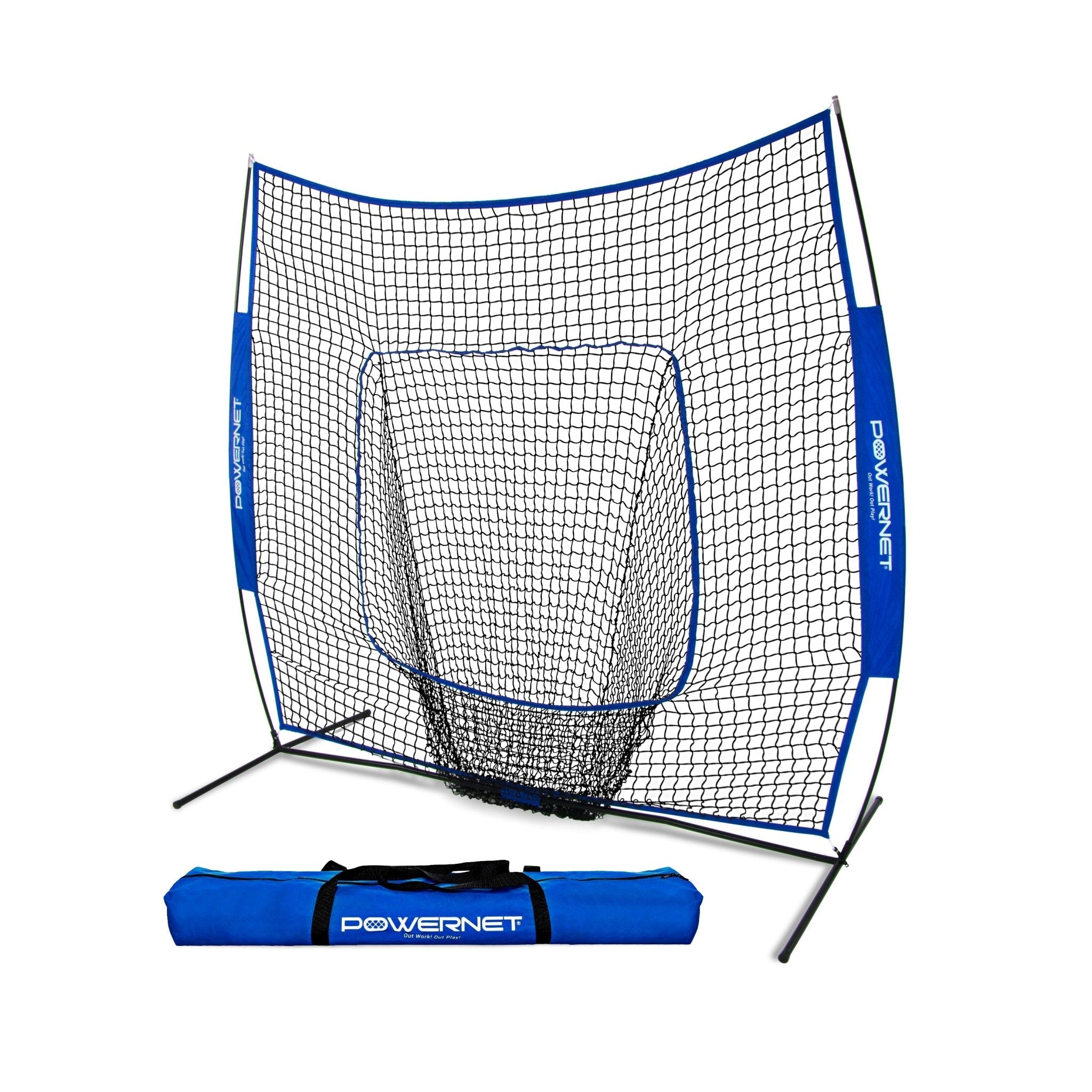 PowerNet 7x7 Baseball Softball Hitting Net - Maximum Velocity Sports