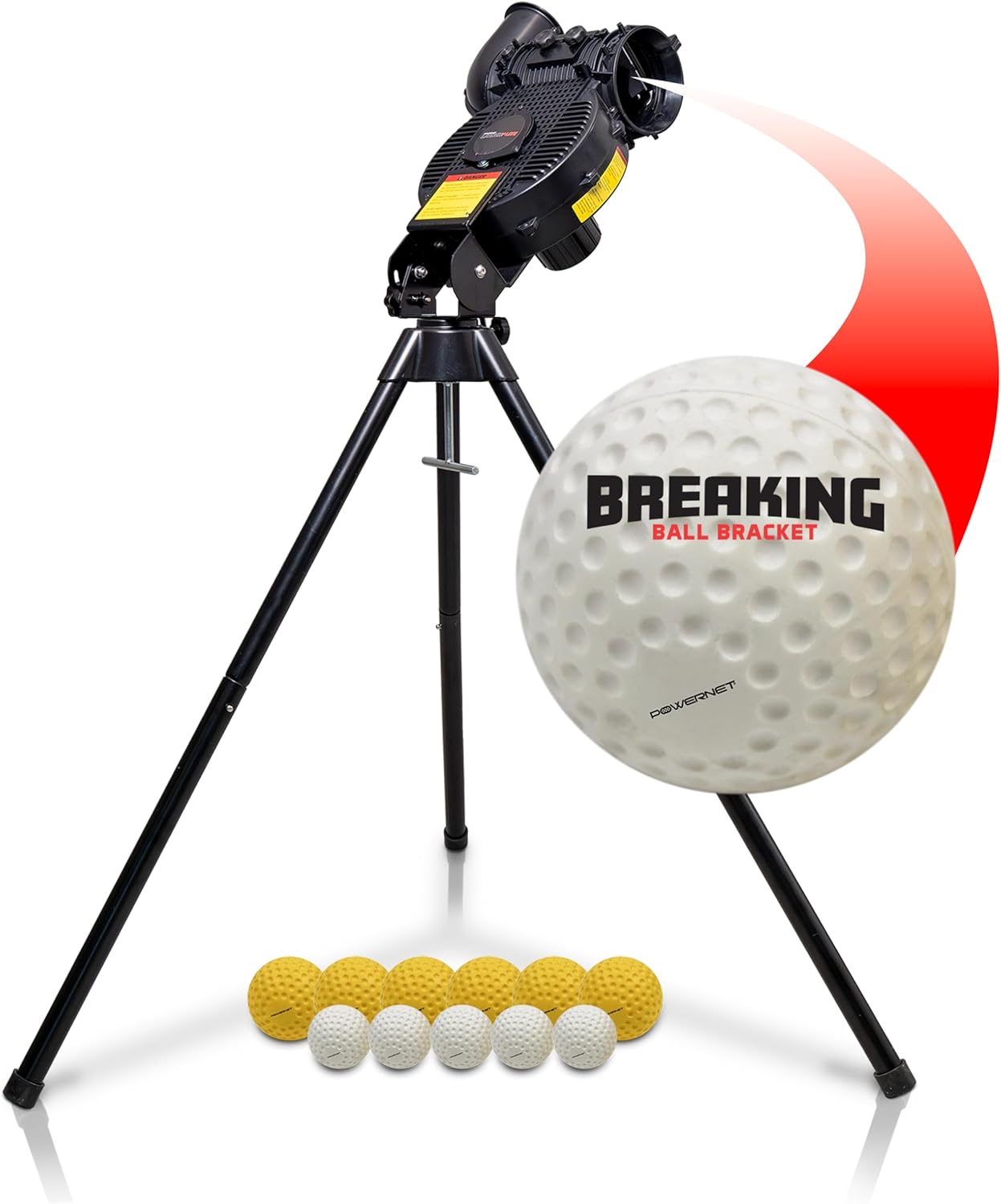 PowerNet Pro Launch F - lite Breaking Ball Machine - Maximum Velocity Sports