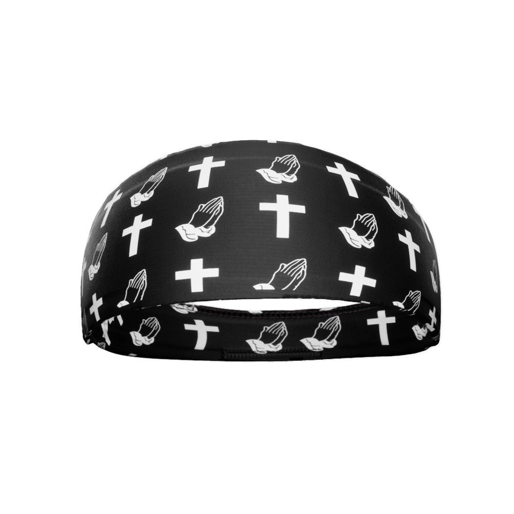 Praying Crosses Headband - Maximum Velocity Sports