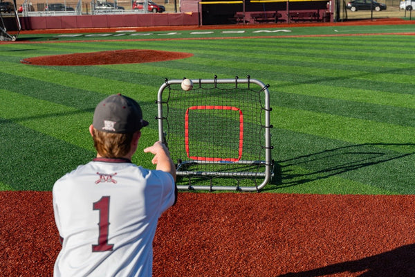3x3 baseball and softball rebounder for solo fielding practice