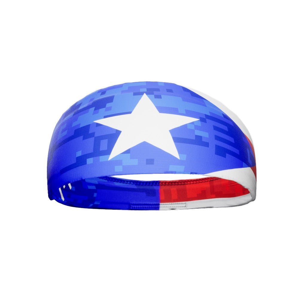 Puerto Rico Flag Headband - Maximum Velocity Sports