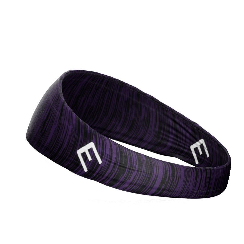 Purple Static Headband - Maximum Velocity Sports