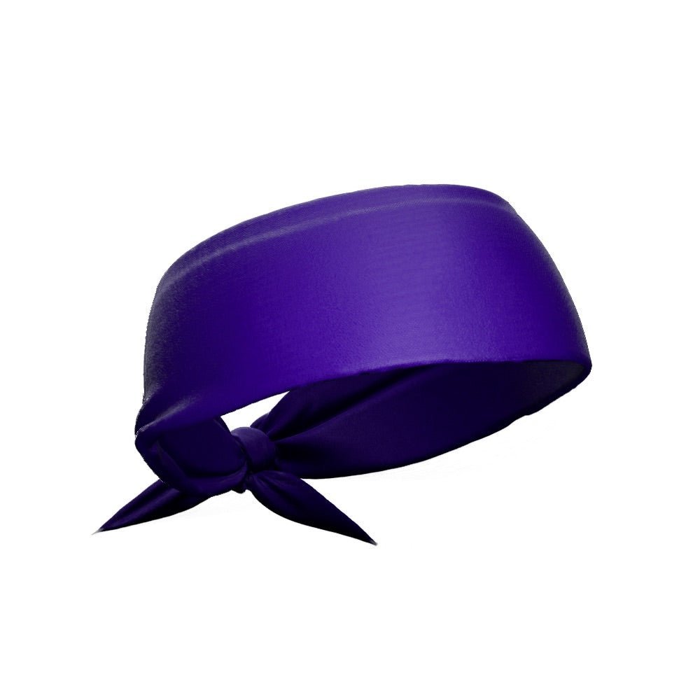 Purple Tie Headband - Maximum Velocity Sports