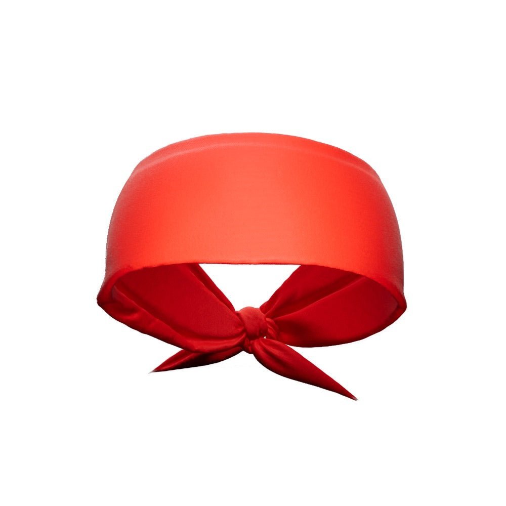 Red Tie Headband - Maximum Velocity Sports