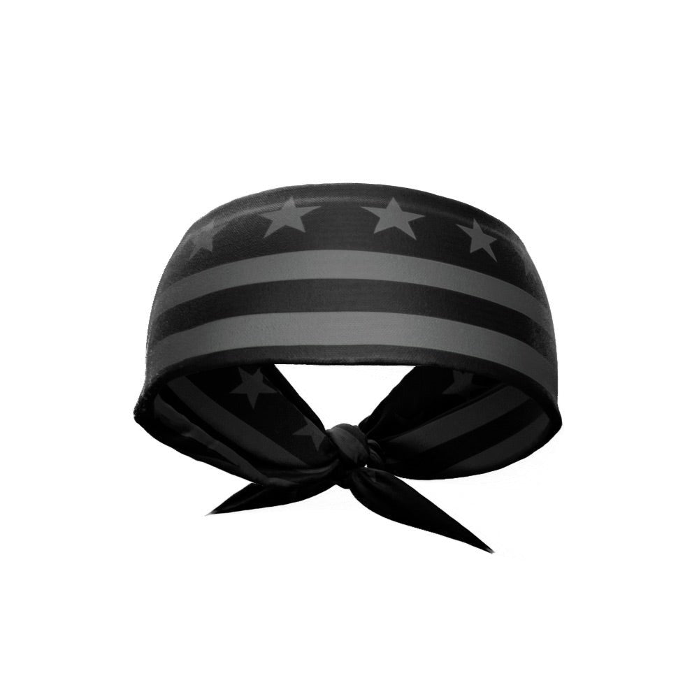 Shadow Stars & Stripes Tie Headband - Maximum Velocity Sports