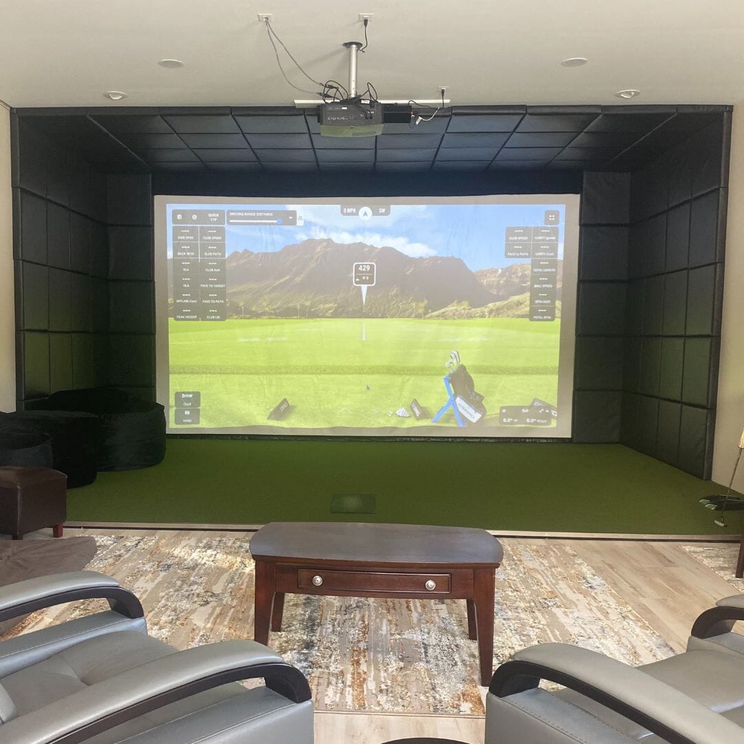 SIGPRO Golf Simulator Wall Padding - Maximum Velocity Sports