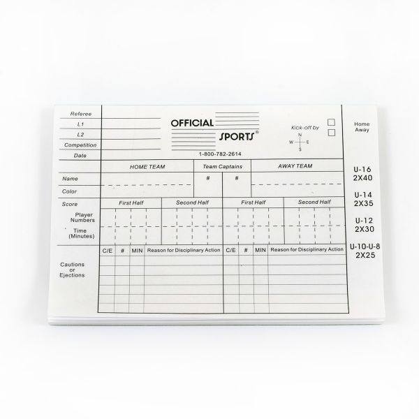 Soccer Report Forms - Maximum Velocity Sports