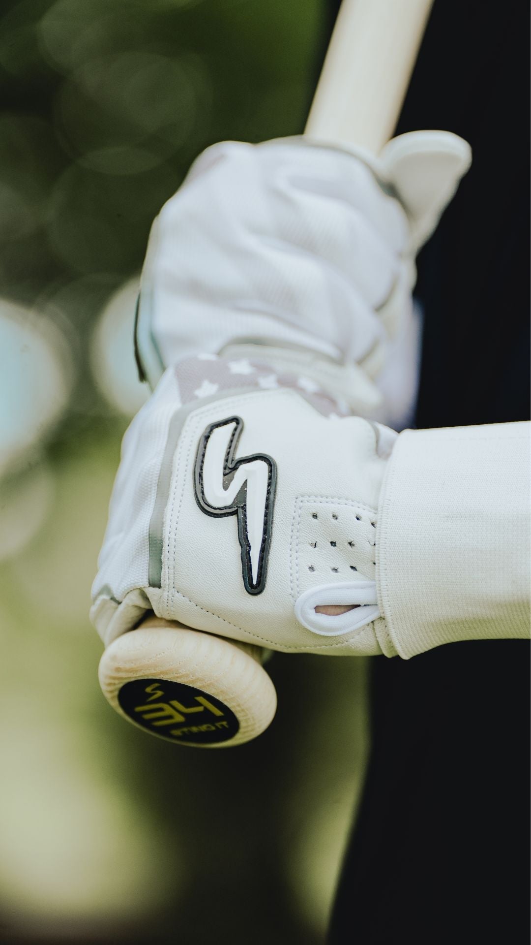 Sting Squad Batting Gloves - White Out - Maximum Velocity Sports