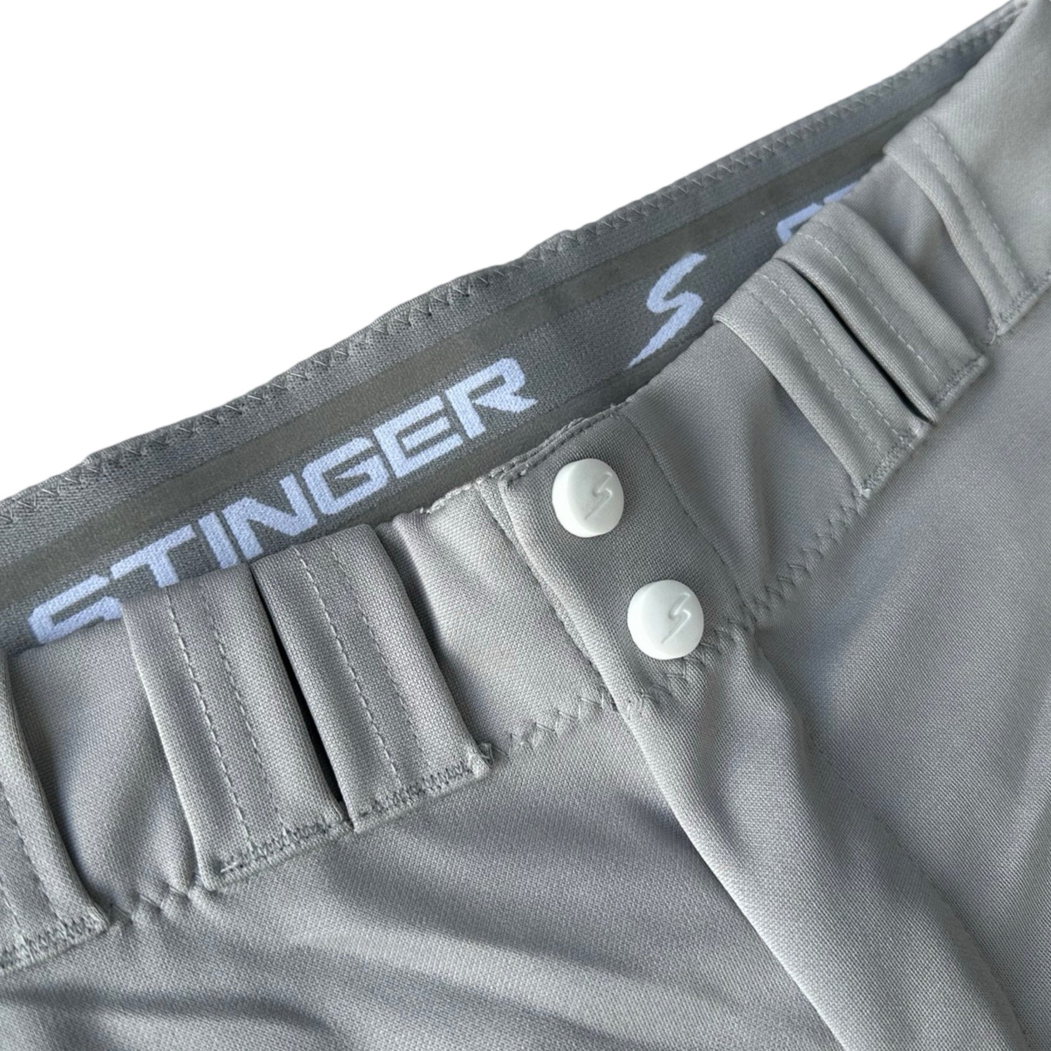 Stinger Premium Fastpitch Softball Pants - Gray - Maximum Velocity Sports