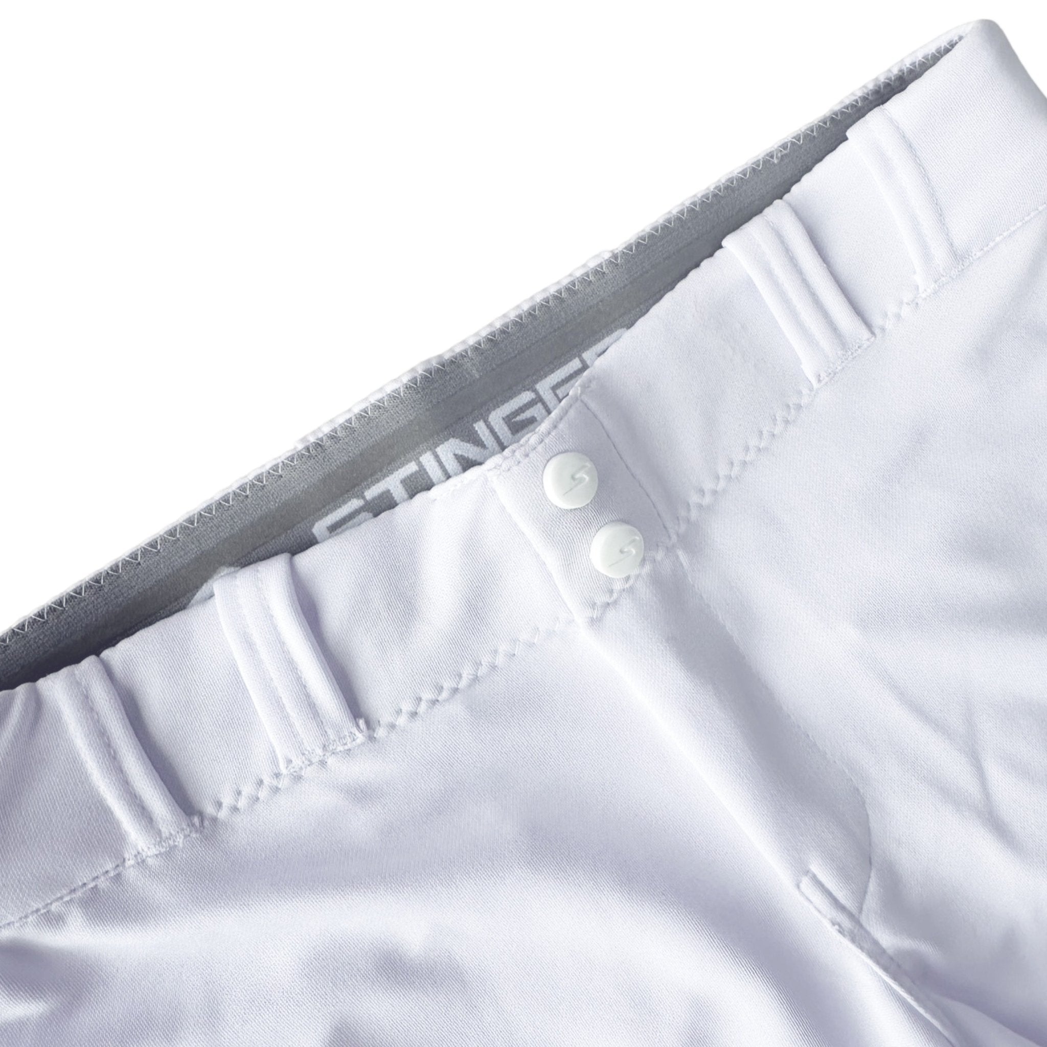 Stinger Premium Fastpitch Softball Pants - White - Maximum Velocity Sports